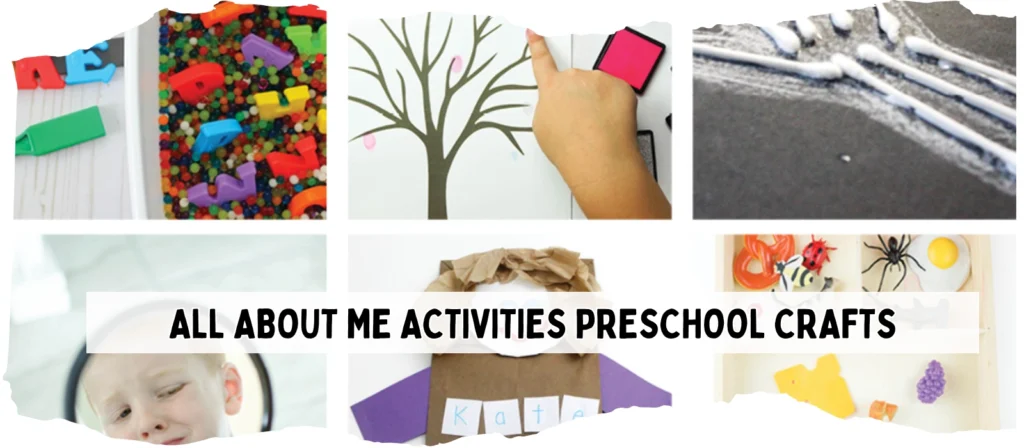 All About Me Activities Preschool Crafts