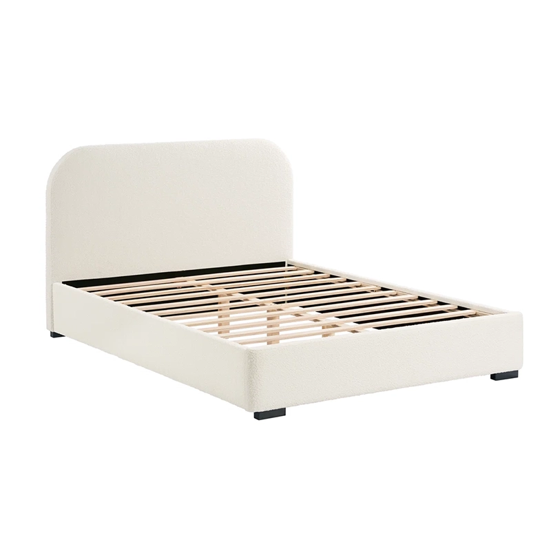 Boucle Platform Bed