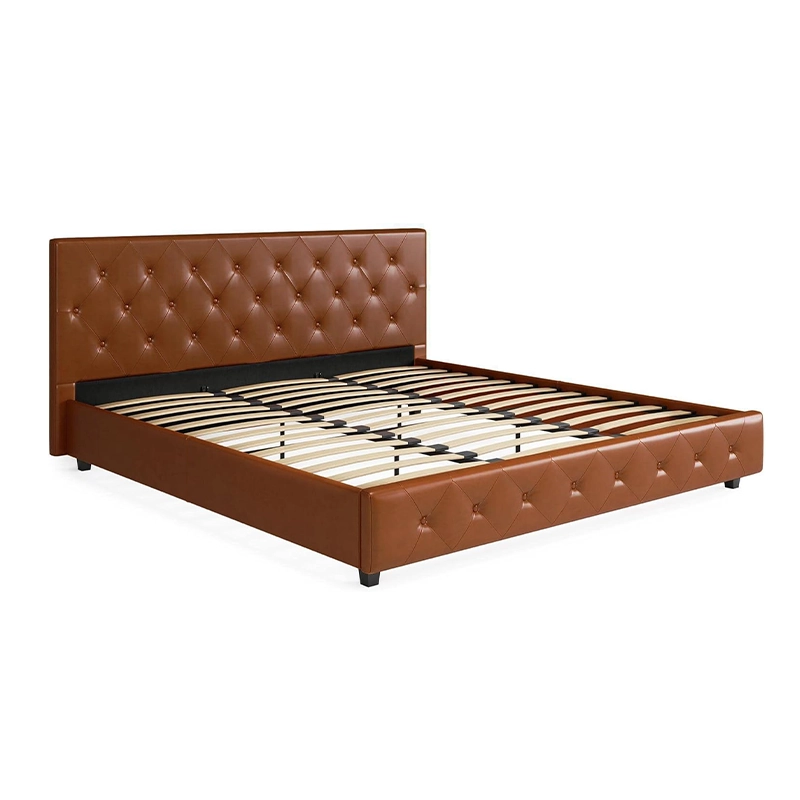 Leather Platform Bed