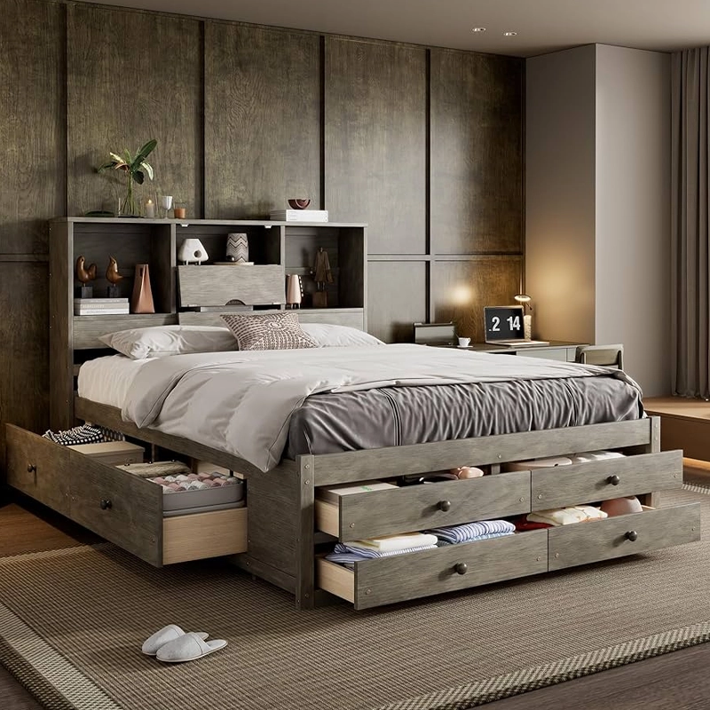 Platfrom Bed with Drawers