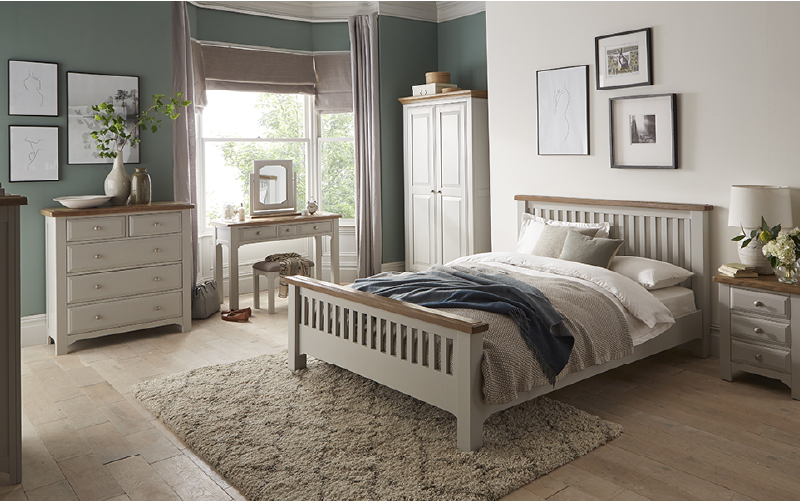 United Kingdom — Cozy bedroom suite designed for luxury villa accommodation.