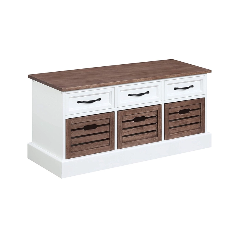6 Drawer Storage Bench
