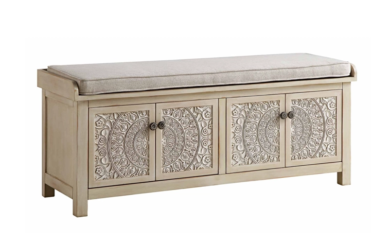 Country Style Storage Bench