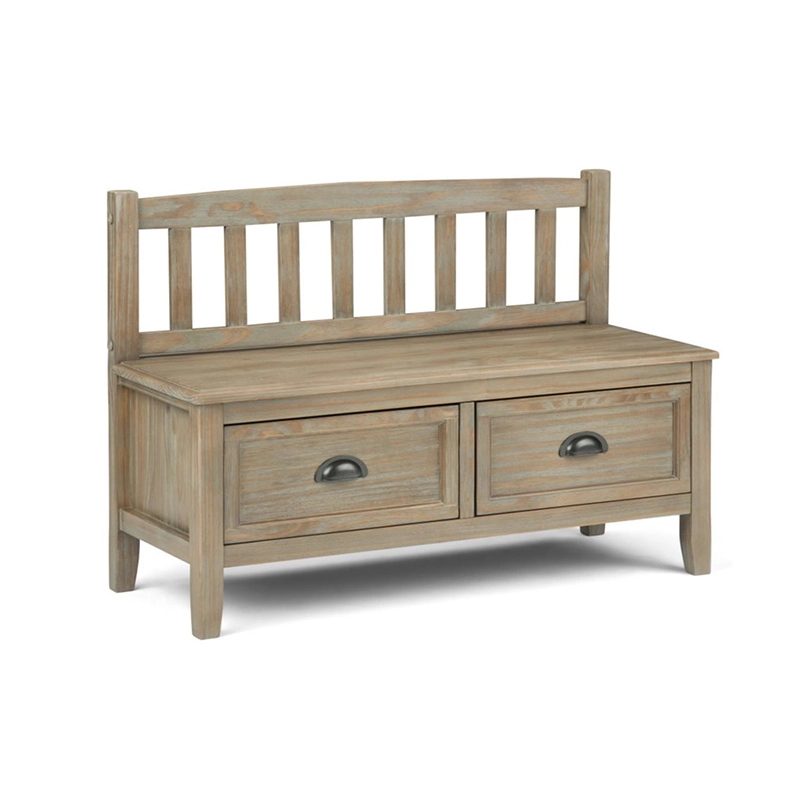 Entryway Bench with Drawers