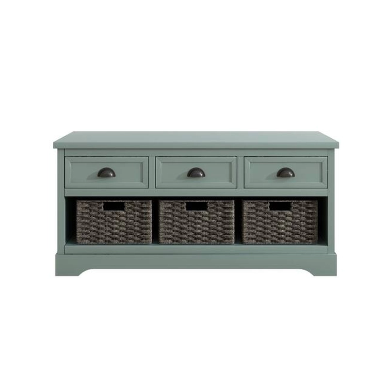 Storage Bench with 3 Drawers