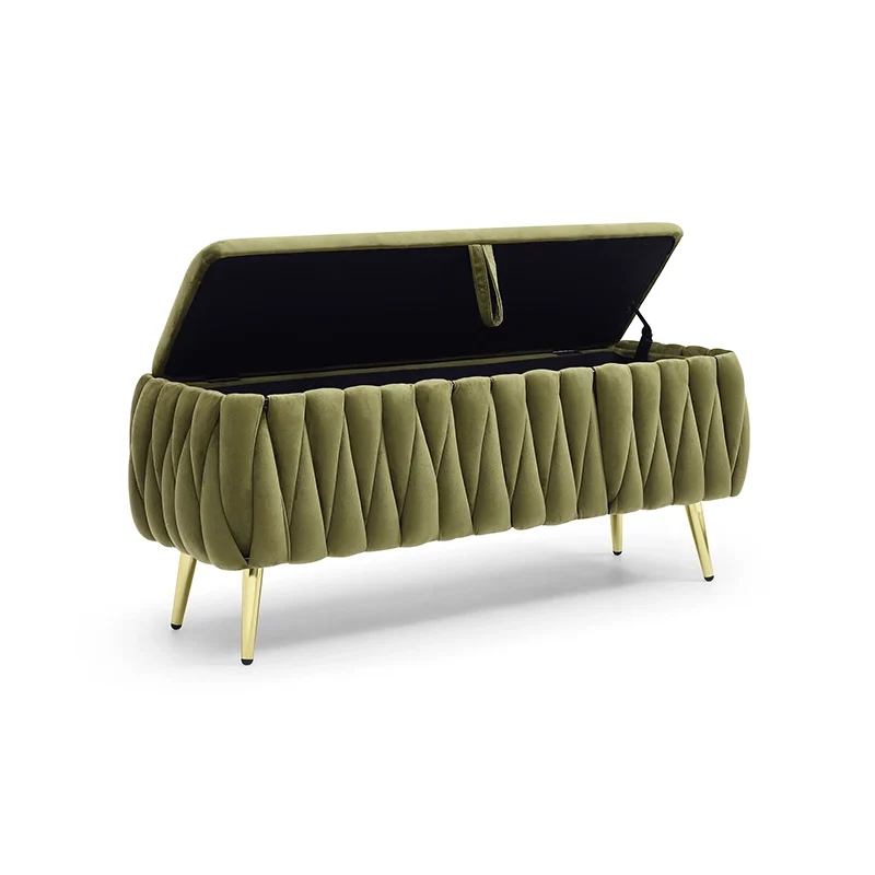 Velvet Storage Benches